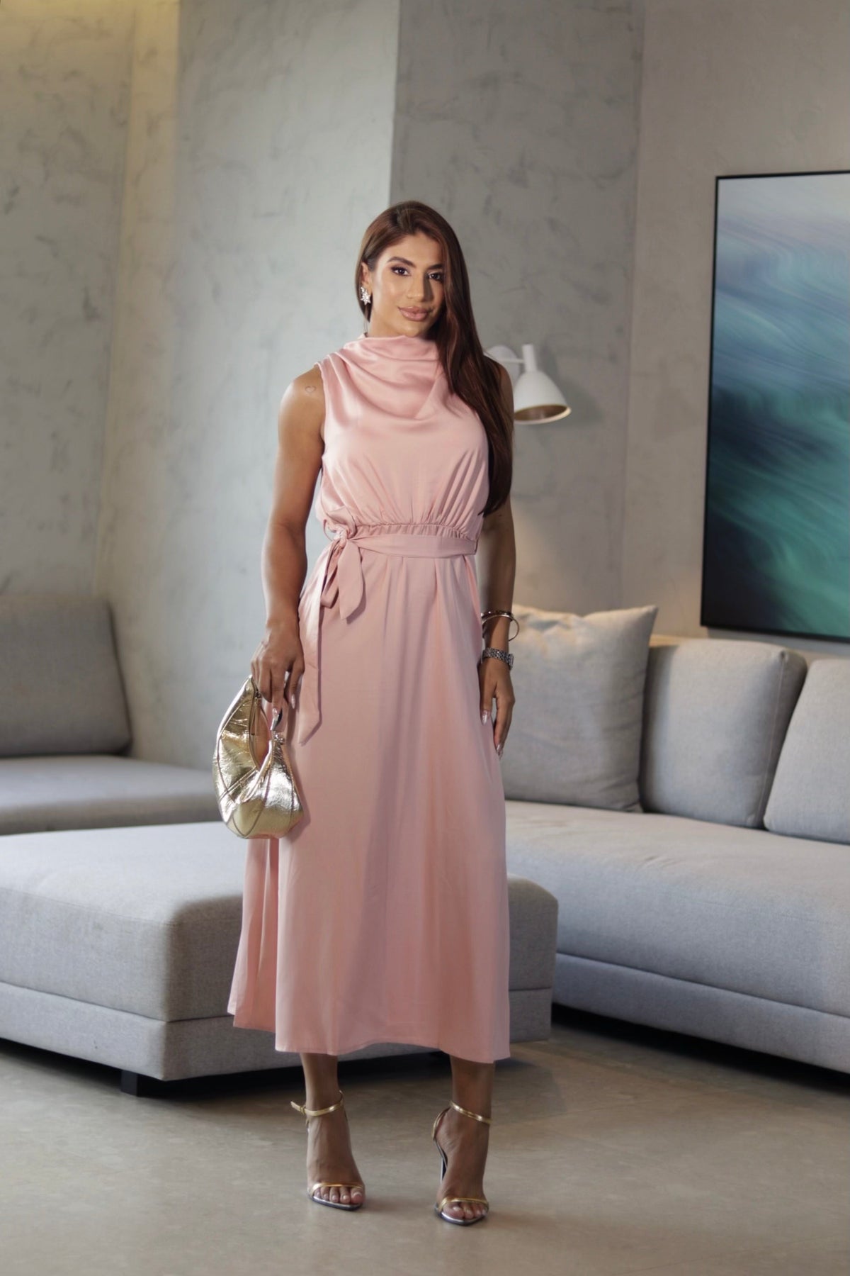 Vestido Cetim Esthe