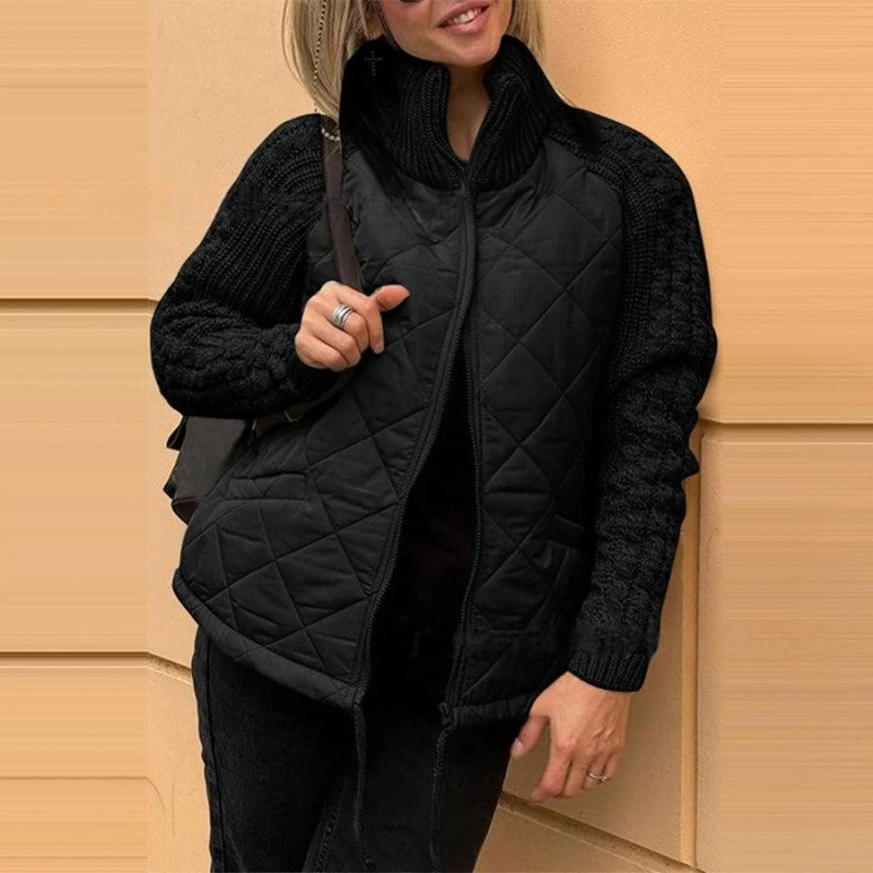 Letzter Tag: Strick-Pufferjacke – Komfort und Bewegungsfreiheit + 🎁 Thermosocken GRATIS dazu!