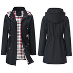 🔥Letzter Tag: 60% Rabatt!⏰🌧️🧥Wasserdichte lange Trenchcoats mit Kapuze für Damen👍