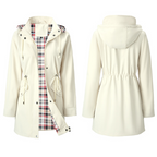 🔥Letzter Tag: 60% Rabatt!⏰🌧️🧥Wasserdichte lange Trenchcoats mit Kapuze für Damen👍