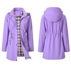🔥Letzter Tag: 60% Rabatt!⏰🌧️🧥Wasserdichte lange Trenchcoats mit Kapuze für Damen👍