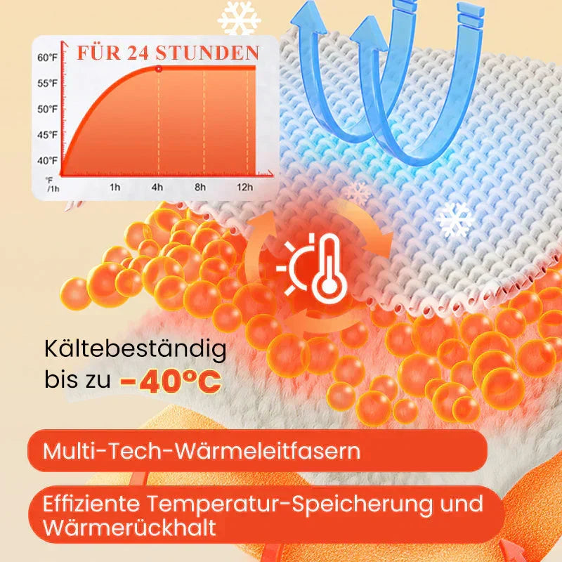 Letzter Tag: Strick-Pufferjacke – Komfort und Bewegungsfreiheit + 🎁 Thermosocken GRATIS dazu!