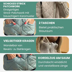 Letzter Tag: Strick-Pufferjacke – Komfort und Bewegungsfreiheit + 🎁 Thermosocken GRATIS dazu!