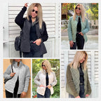 🔥Solange der Vorrat reicht 50% Rabatt!🎉Gestrickte Patchwork-Pufferjacke für Damen
