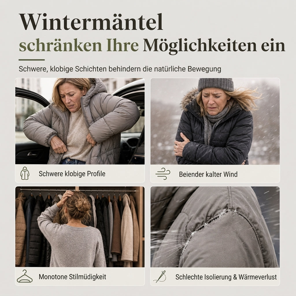 🏆 Bestseller – Über 20.000 verkauft 🔥 Wendbare, wattierte Slim-Fit-Mantel mit Kapuze 🚀 Kostenloser Versand