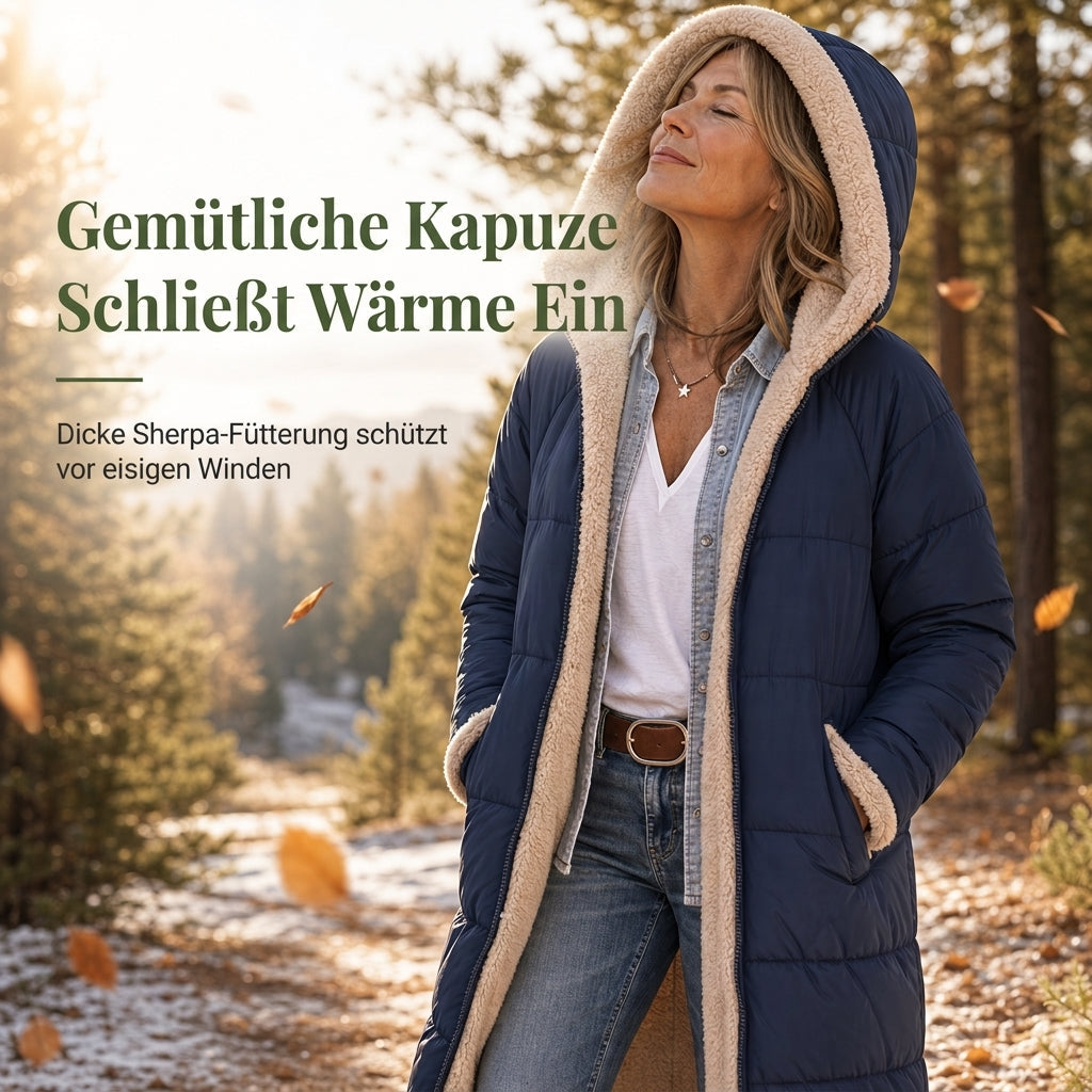 🏆 Bestseller – Über 20.000 verkauft 🔥 Wendbare, wattierte Slim-Fit-Mantel mit Kapuze 🚀 Kostenloser Versand