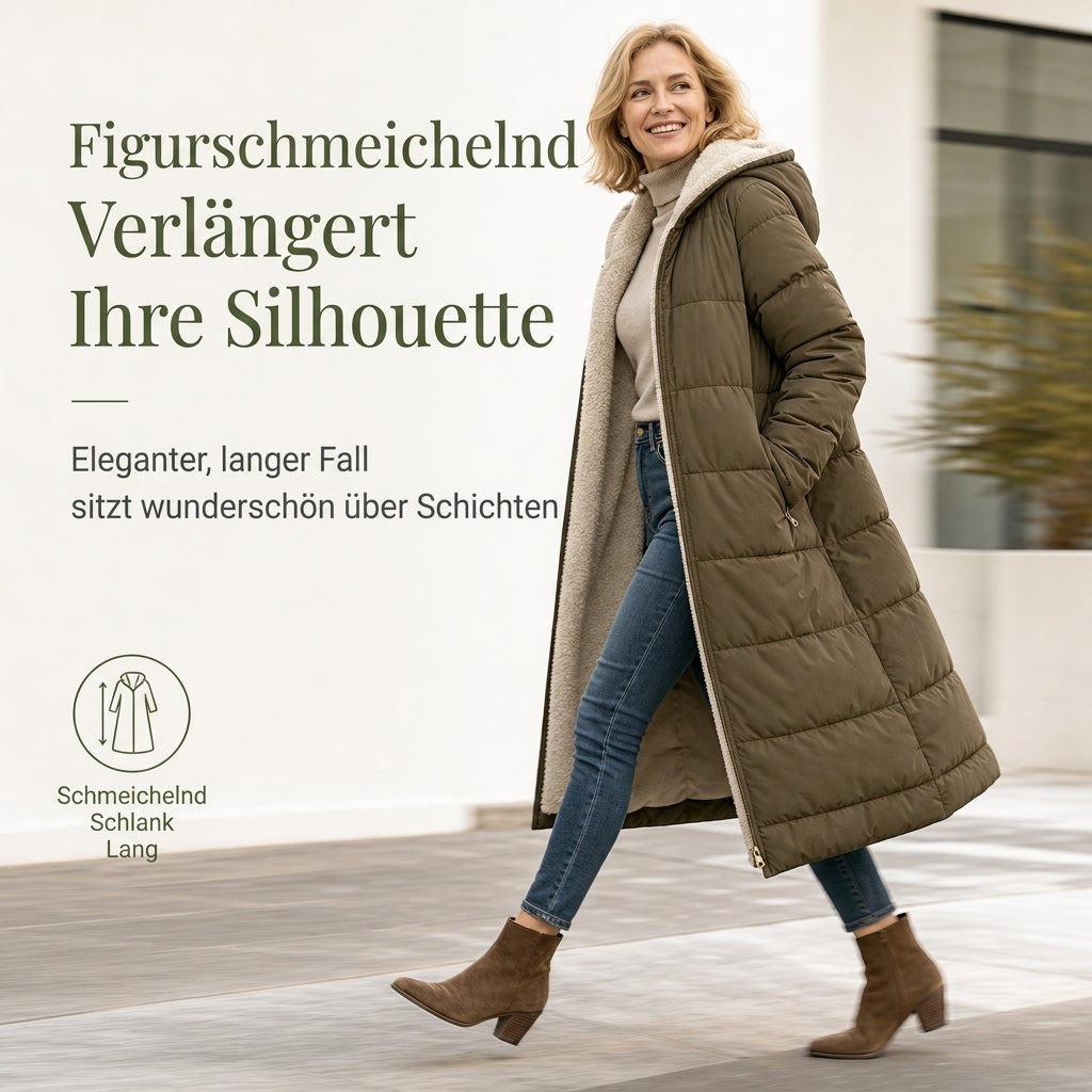 🏆 Bestseller – Über 20.000 verkauft 🔥 Wendbare, wattierte Slim-Fit-Mantel mit Kapuze 🚀 Kostenloser Versand