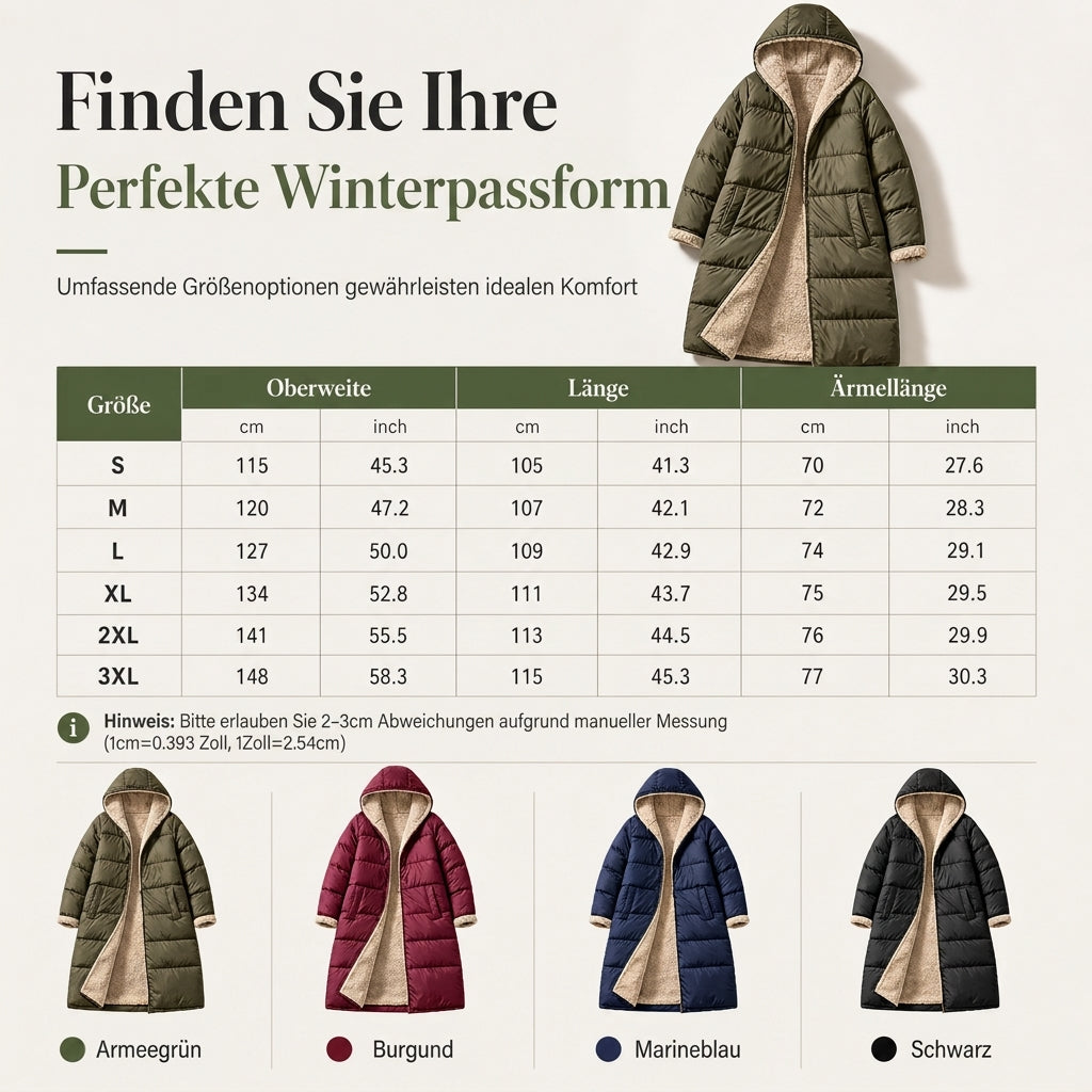 🏆 Bestseller – Über 20.000 verkauft 🔥 Wendbare, wattierte Slim-Fit-Mantel mit Kapuze 🚀 Kostenloser Versand