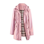 🔥Letzter Tag: 60% Rabatt!⏰🌧️🧥Wasserdichte lange Trenchcoats mit Kapuze für Damen👍
