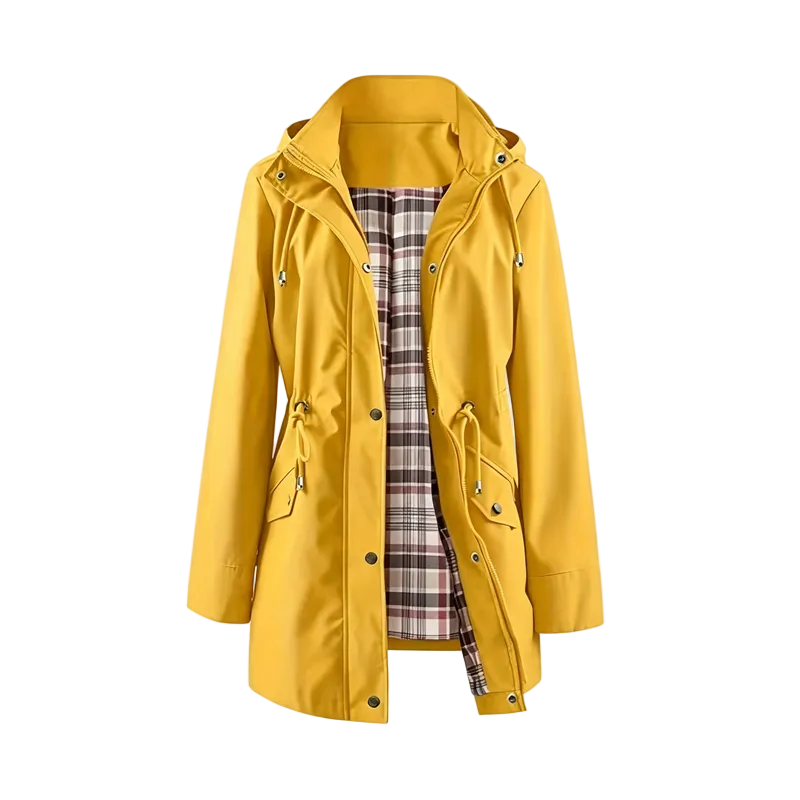 🔥Letzter Tag: 60% Rabatt!⏰🌧️🧥Wasserdichte lange Trenchcoats mit Kapuze für Damen👍