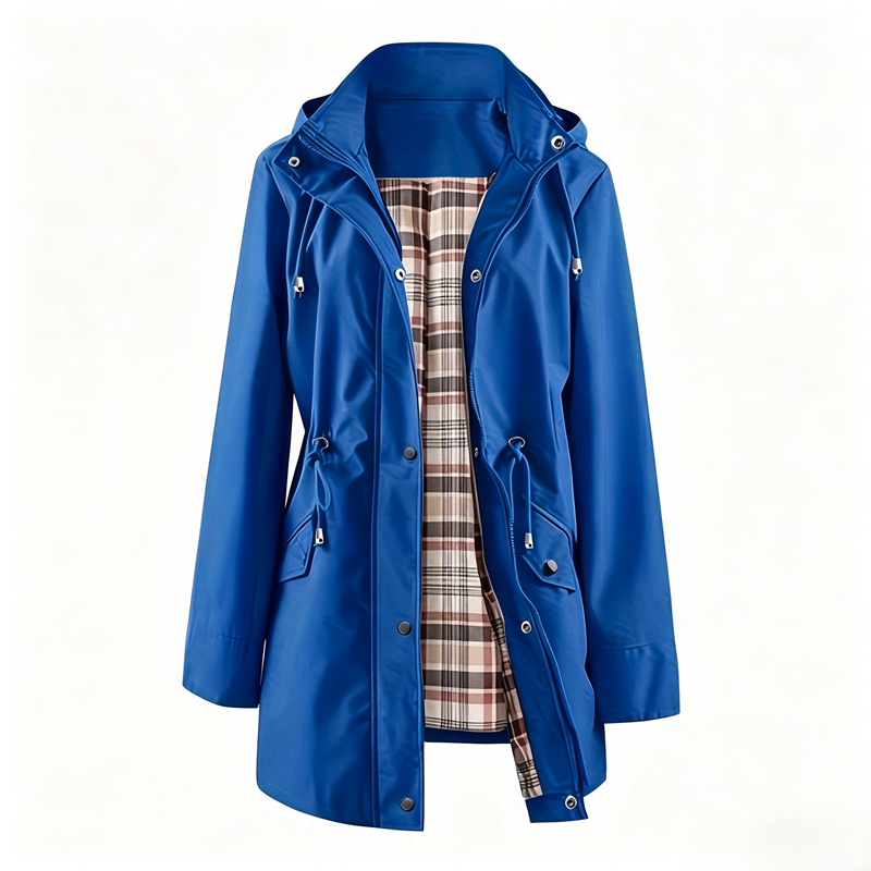 🔥Letzter Tag: 60% Rabatt!⏰🌧️🧥Wasserdichte lange Trenchcoats mit Kapuze für Damen👍