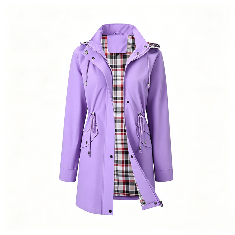 🔥Letzter Tag: 60% Rabatt!⏰🌧️🧥Wasserdichte lange Trenchcoats mit Kapuze für Damen👍
